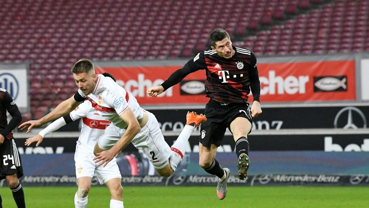 Bayern mühen sich zu Rekordsieg gegen VfB