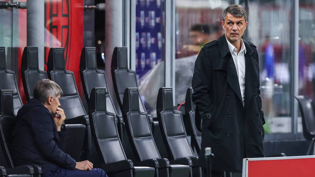 Paolo Maldini (re.) ist seinen Job bei AC Mailand offenbar los