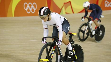 Kristina Vogel kollidierte im Training mit einem anderen Fahrer