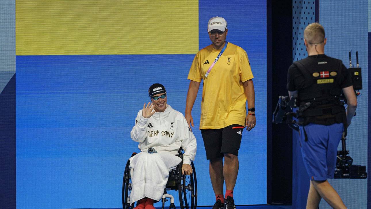 Schwimmer Scholz und Topf Vorlaufzweite