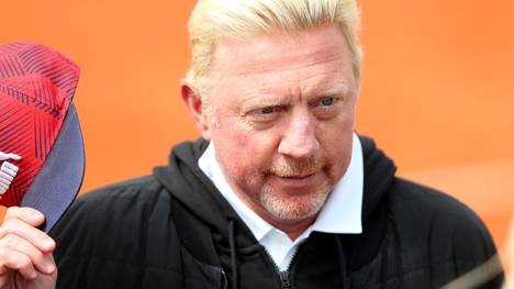 MUNICH, GERMANY - APRIL 30: Boris Becker looks on during day 4 of the BMW Open at MTTC IPHITOS on April 30, 2019 in Munich, Germany. (Photo by Alexander Hassenstein/Getty Images for BMW)