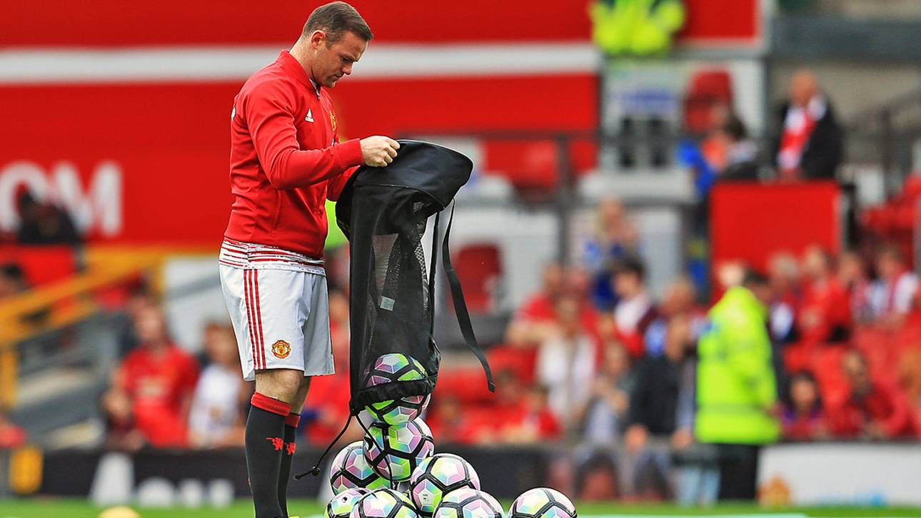 Rooney fungiert als Ballträger