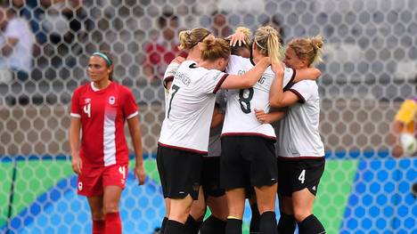 Germany vs Canada Semi Final: Women's Football - Olympics: Day 11