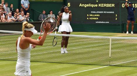 Angelique Kerber zollte Serena Williams Respekt - beide lieferten großes Tennis