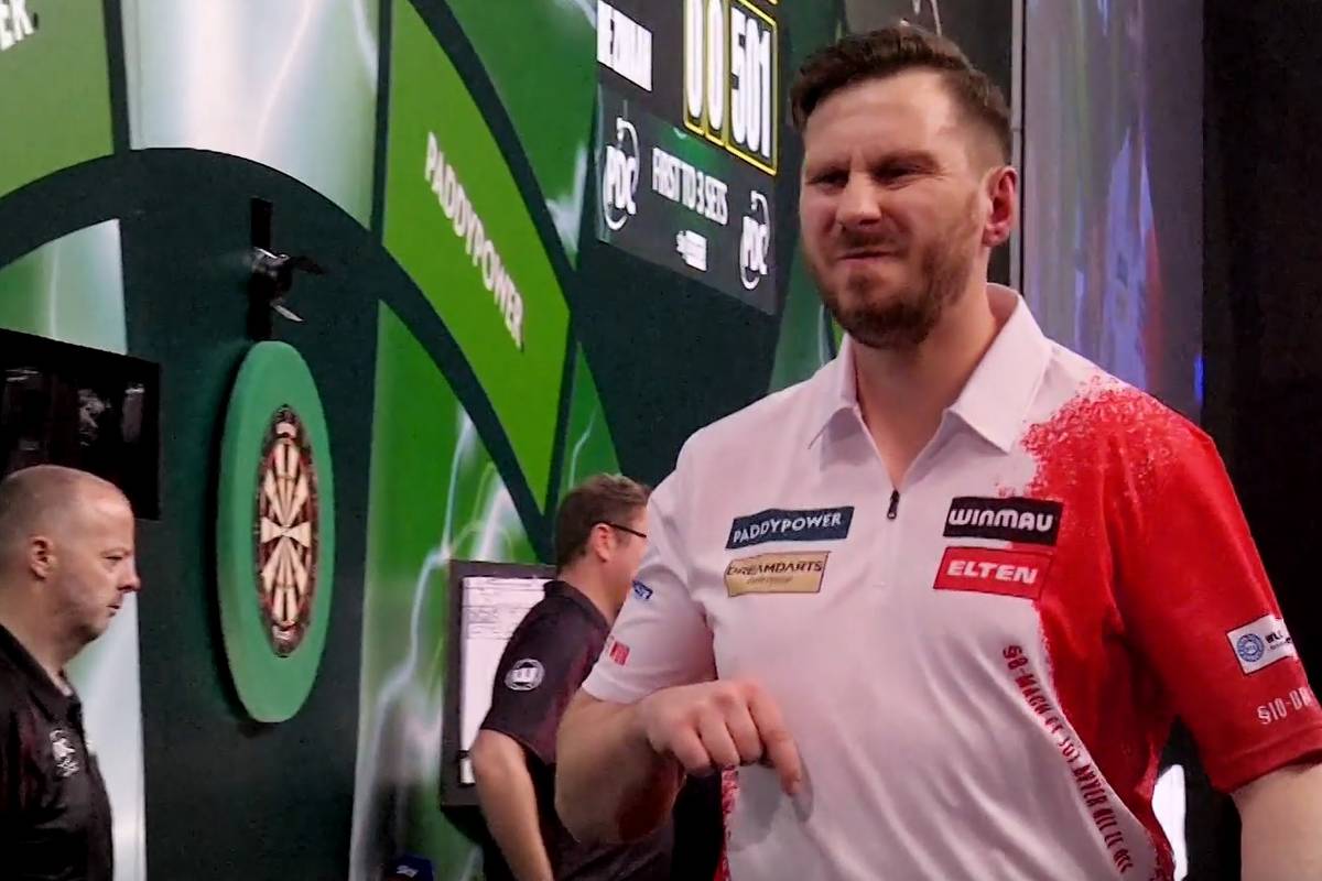 Bei der Darts-WM ist der deutsche Florian Hempel noch nie in der ersten Runde ausgeschieden.