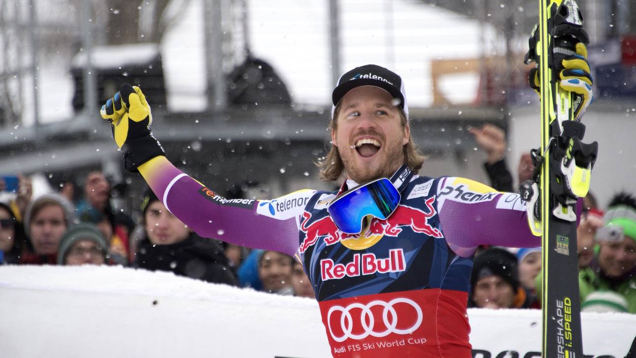 Jansrud feiert Sieg bei Phantomabfahrt