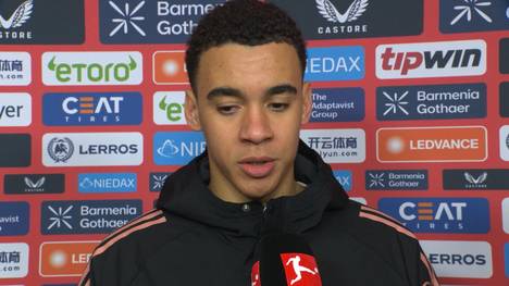 Jamal Musiala spricht nach dem Remis gegen Bayer Leverkusen über seine Vertragsverlängerung beim FC Bayern.