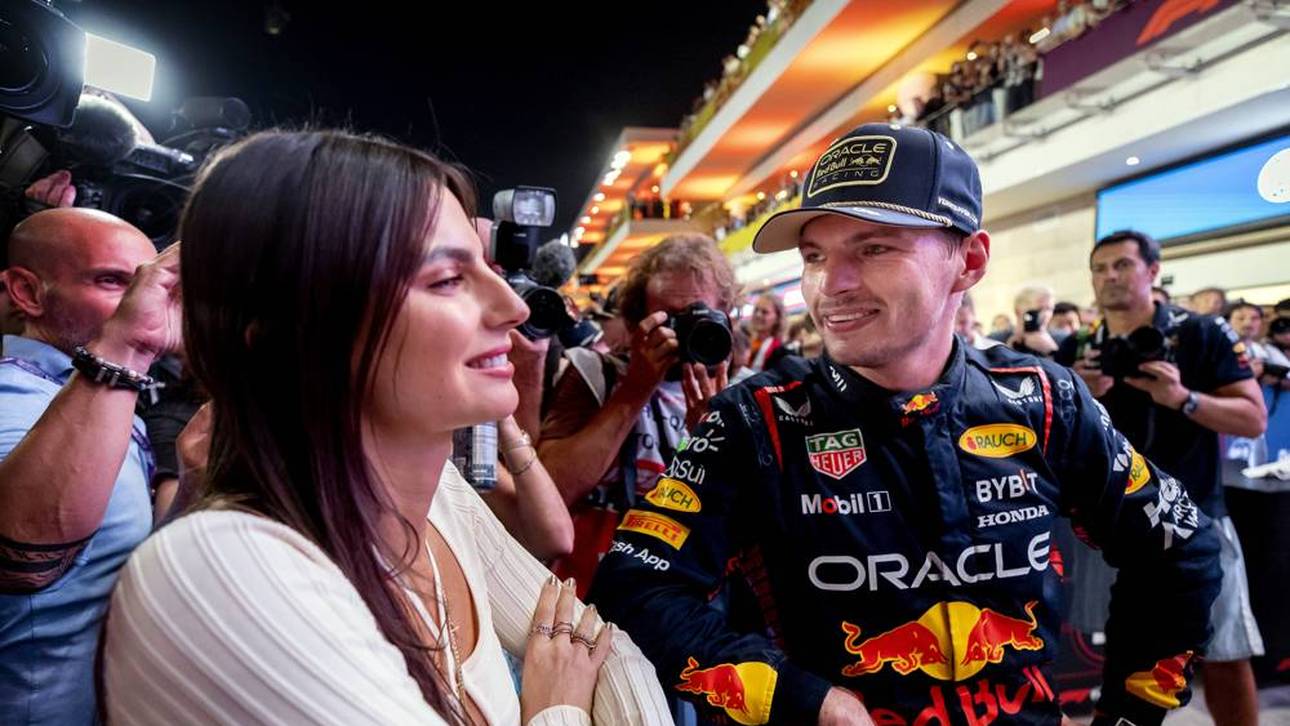 Frohe Kunde: Verstappen im Glück