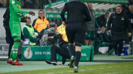 Heiko Herrlich sorgte im Pokal bei Borussia Mönchengladbach für den Aufreger