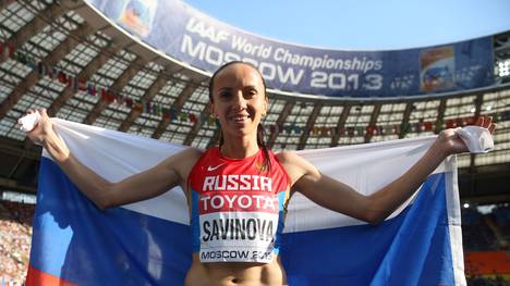 Die Russin Maria  Sawinowa steht unter Verdacht des systematischen Dopings 