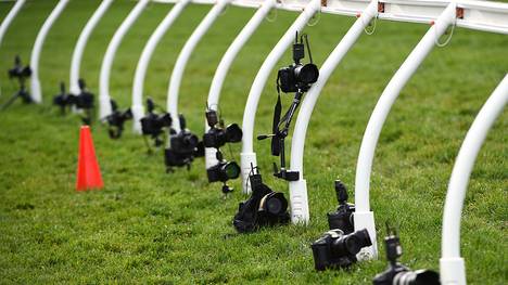 MELBOURNE, AUSTRALIA - AUGUST 27: General view of remote cameras during Melbourne Racing at Caulfield Racecourse on August 27, 2016 in Melbourne, Australia.  (Photo by Vince Caligiuri/Getty Images)