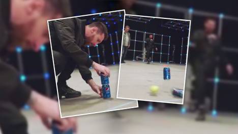 Lionel Messi sorgt kurz vor der Rückkehr der Champions League mal wieder für Wirbel. Ein Trickshot des Superstars vom FC Barcelona wirft Fragen auf.
