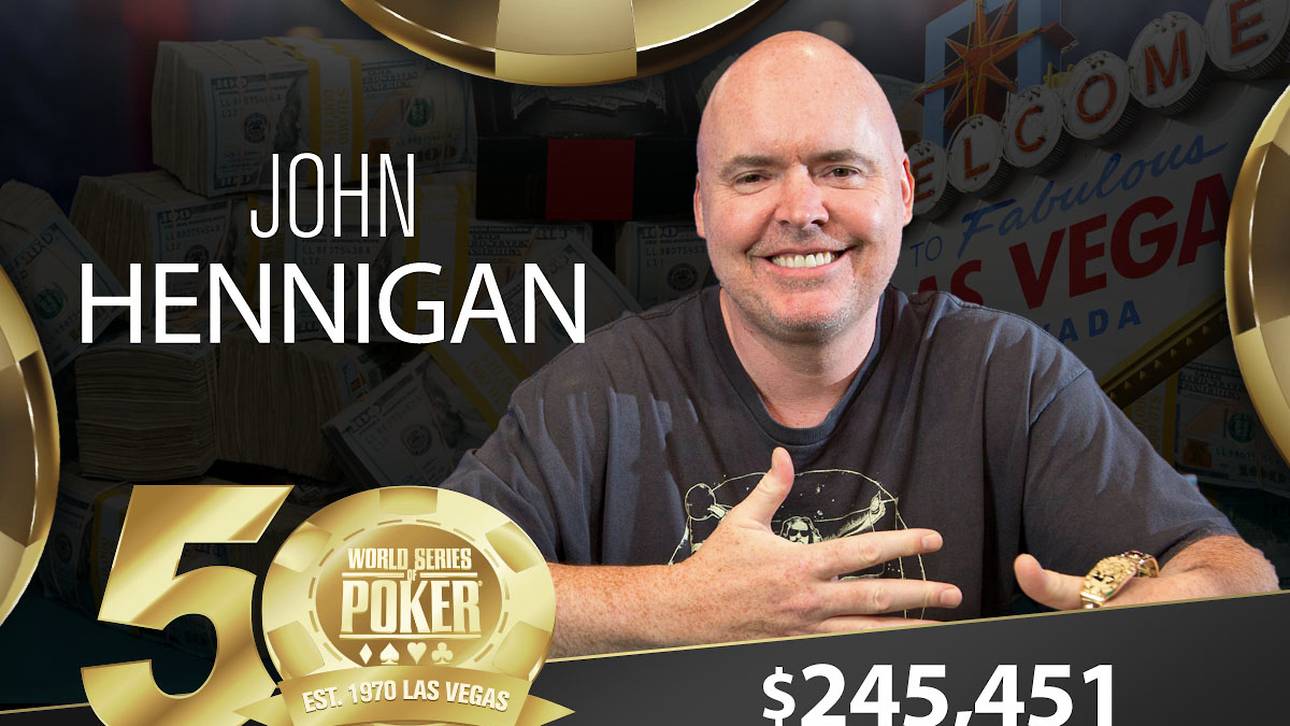 John Hennigan freute sich über sein sechstes Bracelet