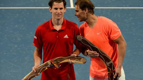 Alte Bekannte: Dominic Thiem (l.) und Rafael Nadal