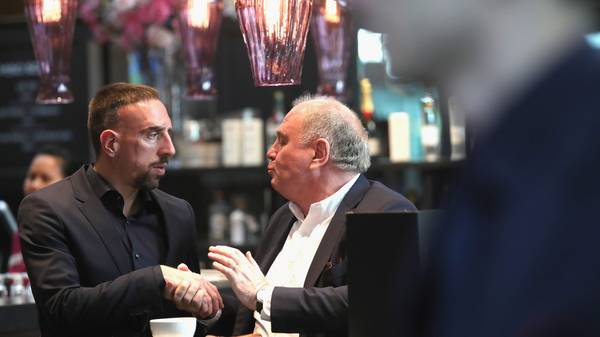 Franck Ribéry und Uli Hoeneß