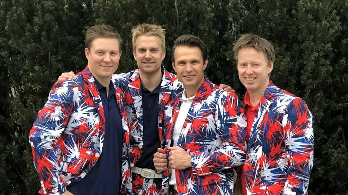 Karneval in Pyeongchang? Der Preis für das bunteste Outfit der Olympischen Winterspiele 2018 geht eindeutig an die norwegischen Curling-Herren