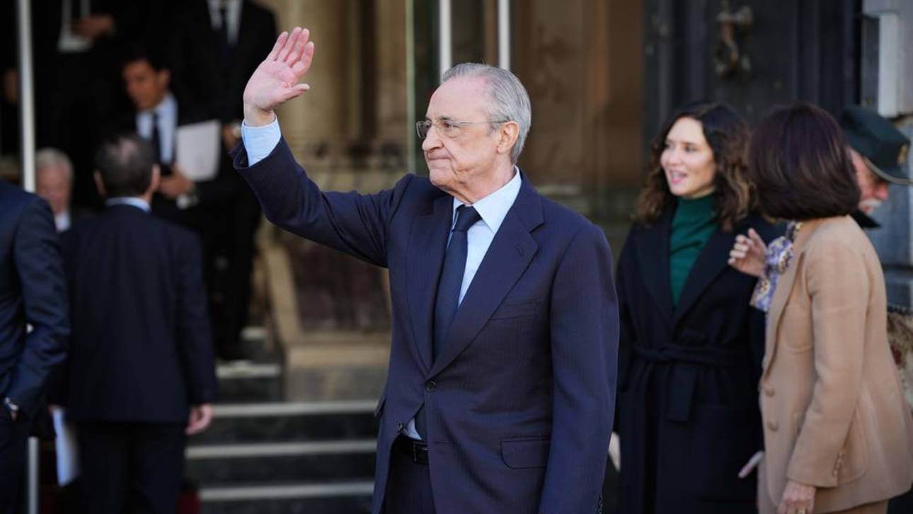 Real-Boss scherzt über Bayern-Star