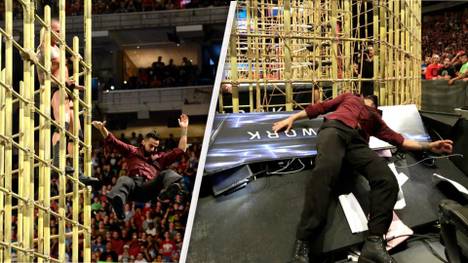 Samir Singh stürzte bei WWE Battleground 2017 mehrere Meter tief