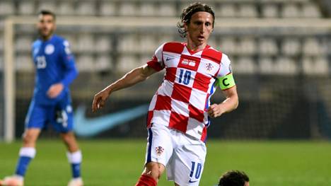 Kapitän Luka Modric ist nun kroatischer Rekordspieler