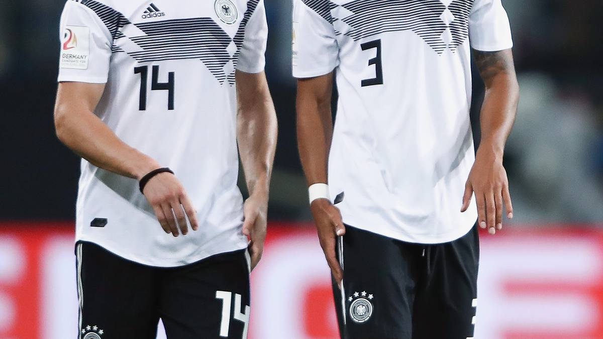 DEUTSCHLAND vs. PERU: 2:1 - Im anschließenden Test gegen Peru in Sinsheim erhörte Joachim Löw den Ruf nach neuen Gesichtern im Team und ließ unter anderem Lokalmatador Nico Schulz (links) von Anfang an auf der linken Außenbahn ran. Auch Thilo Kehrer (rechts) gab sein Nationalmannschaftsdebüt