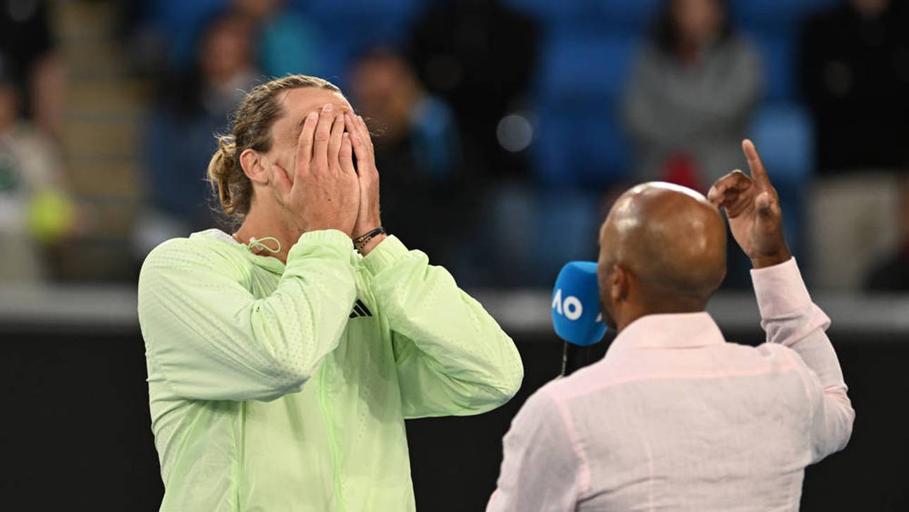 Dieser Moment ist Zverev peinlich