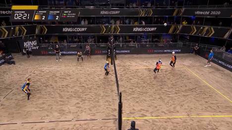 Es wird schnell und abwechslungsreich: Beim "King of the Court"-Format in Hamburg sind spektakuläre Ballwechsel zu erwarten.