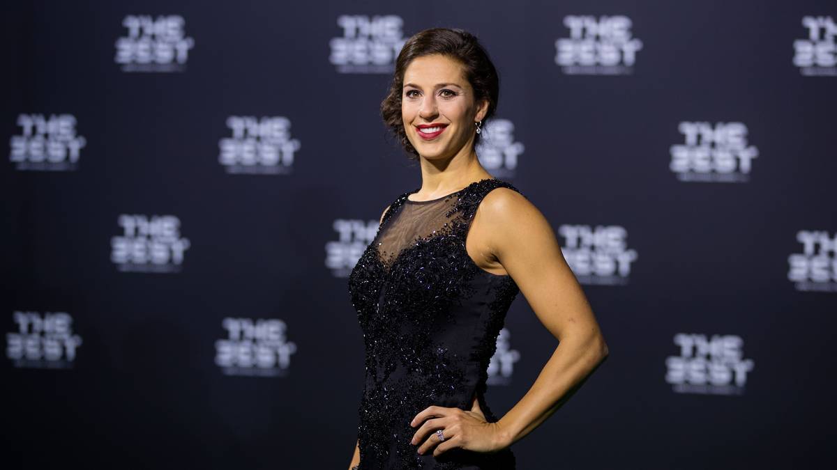 CARLI LLOYD (USA): 2015 und 2016 wurde sie zur Weltfußballerin gekürt. Wie Morgan mit einem Kurz-Engagement in Europa bei Manchester City