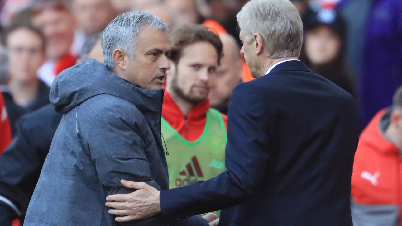 So verabschiedet Mourinho Wenger