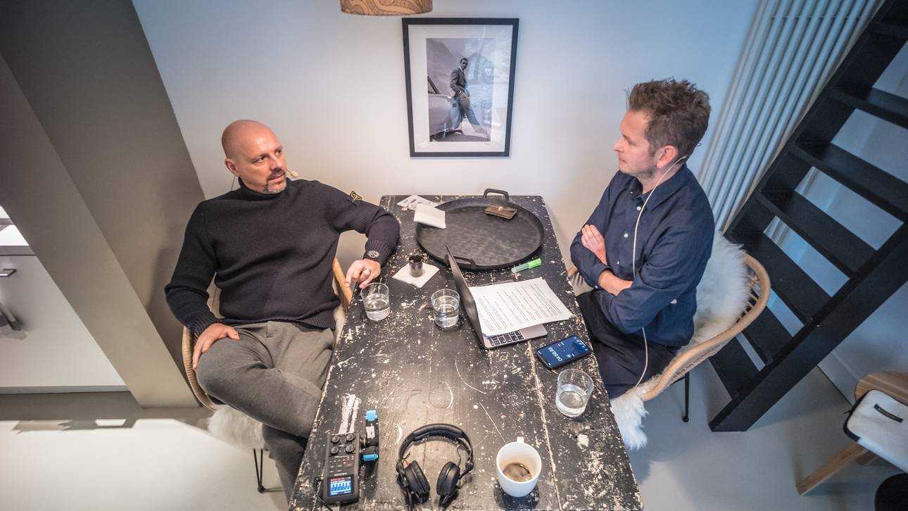 Tobias Holtkamp (r.) besuchte Marc Kosicke in Kassel