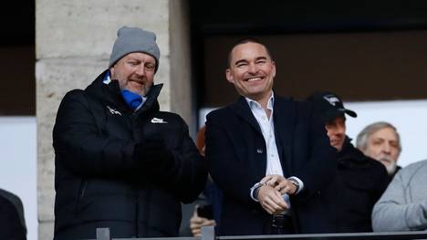 Lars Windhorst (rechts) träumt beim Stadion-Neubau von Hertha BSC in großen Dimensionen