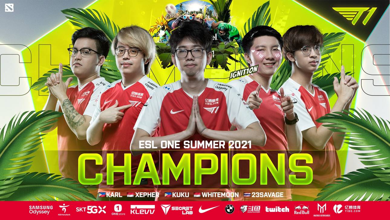 Dota 2: T1 gewinnt ESL One Summer