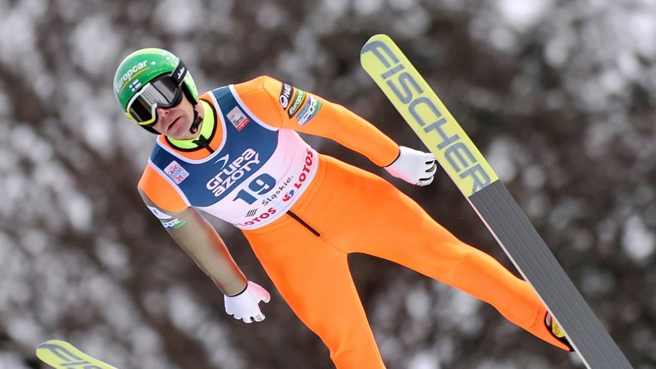 Skisprung-Oldie Ahonen beweist Klasse