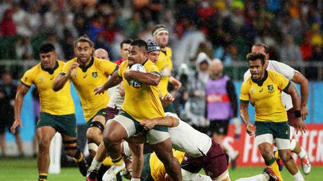 Die Australier setzen sich bei der Rugby-WM gegen Georgien durch