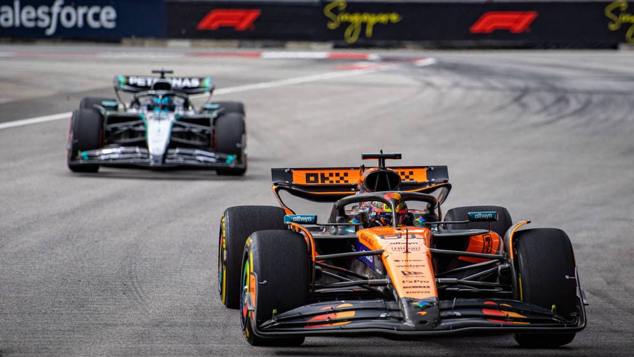 Mercedes ist McLaren im Titelkampf auf den Fersen