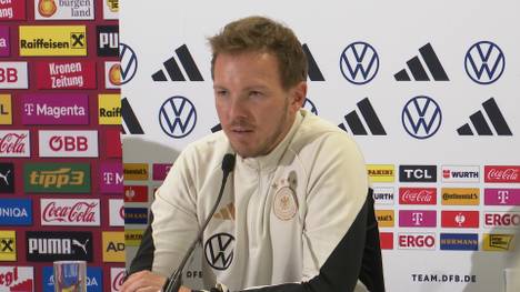 Auf der Pressekonferenz in Wien gibt es eine Neuigkeit, die den Bundestrainer Julian Nagelsmann besonders überrascht. 