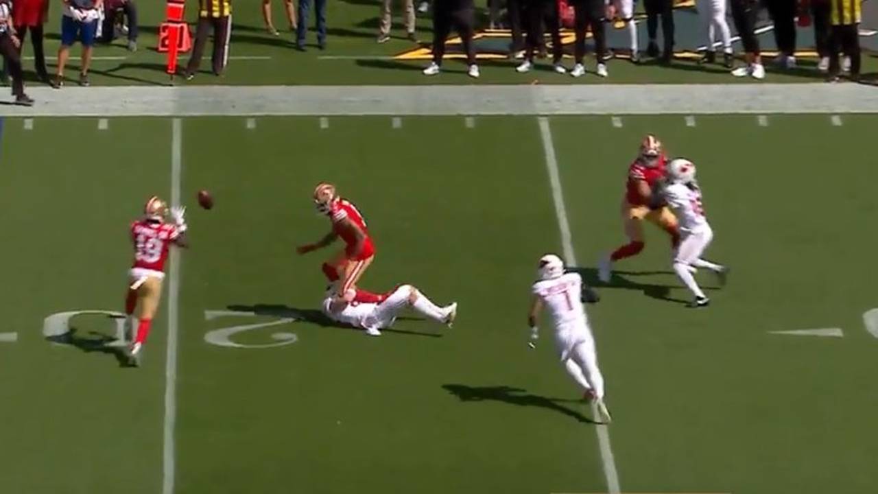 Ein Pass-Touchdown ohne Catch? Das NFL-Novum im Video