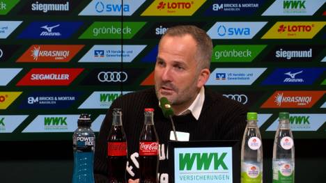 Augsburg-Trainer Manuel Baum äußert sich zu seiner Zukunft und einer möglichen Weiterbeschäftigung bei den Fuggerstädtern. 