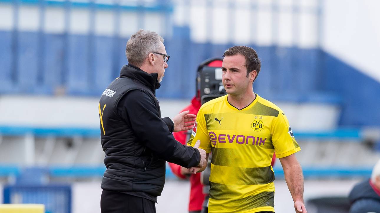 Stöger stärkt Götze den Rücken