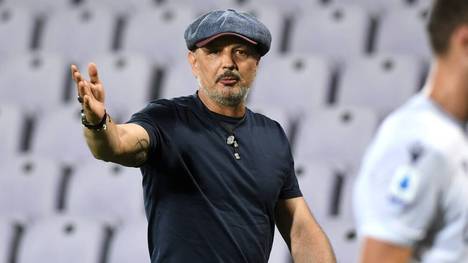 Sinisa Mihajlovic ist seit 2019 Trainer des FC Bologna