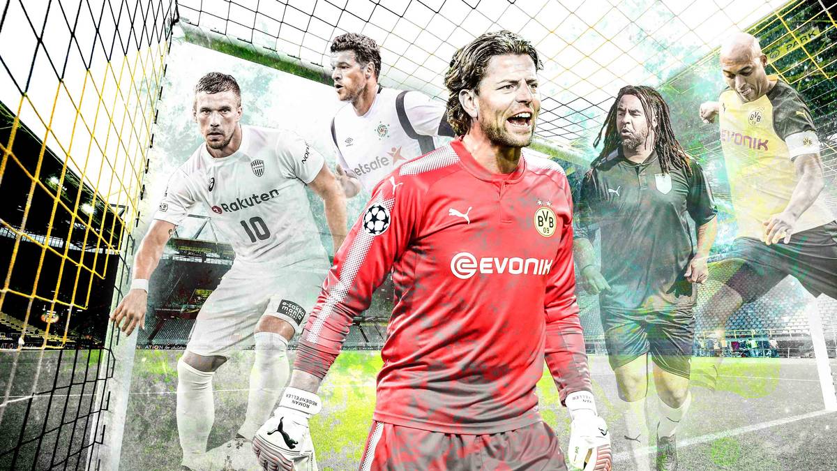 Am Freitag feiert Roman Weidenfeller seinen Abschied im Signal Iduna Park. Zahlreiche Stars sind dabei - Weggefährten aus Dortmund, Kaiserslautern und dem Nationalteam. SPORT1 hat die kompletten Kader zum Durchklicken.