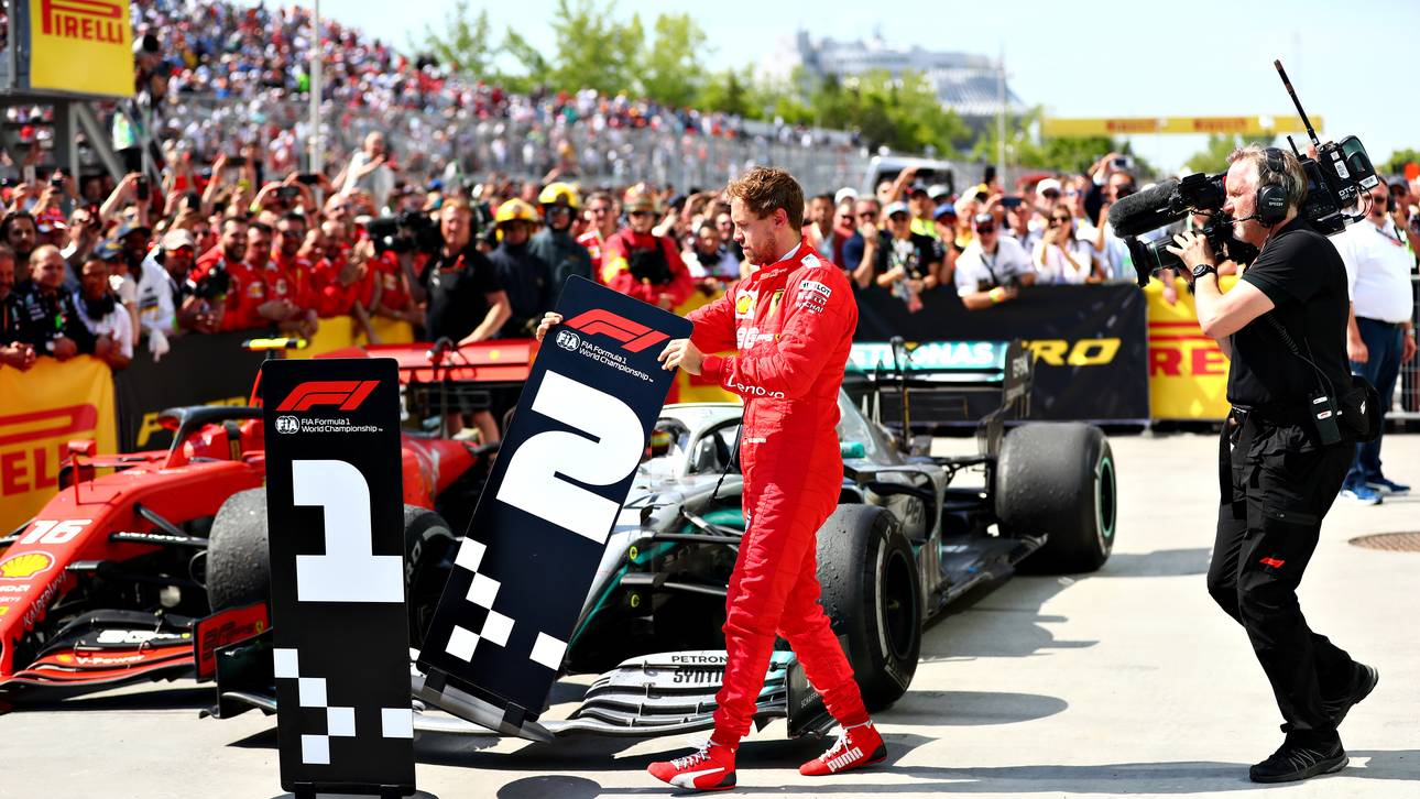 Vettel für Schildertausch gefeiert