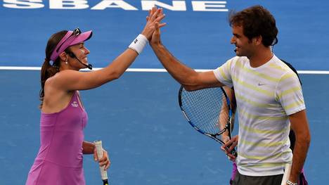 Roger Federer tritt mit Martina Hingis in Rio in der Mixed-Konkurrenz an