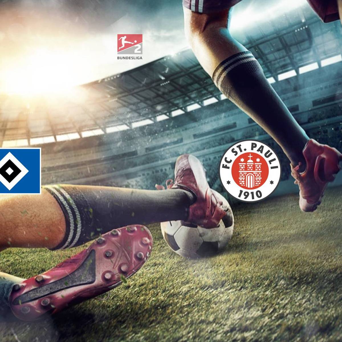 2. Liga: Hamburger SV – FC St. Pauli, 2:1 (0:1)