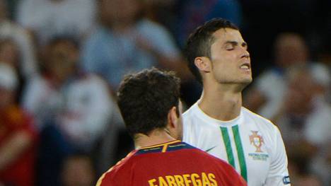 Cesc Fabregas ist von Cristiano Ronaldo nicht beeindruckt