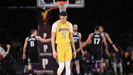 Lakers-Rookie Lonzo Ball glänzt bei Assists und Rebounds, erzielt aber nur fünf Punkte