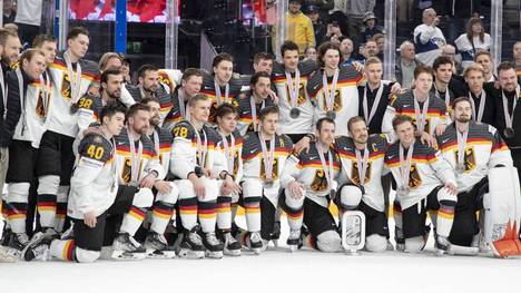 Die deutsche Eishockey-Nationalmannschaft hat bei der WM eine historische Medaille gewonnen
