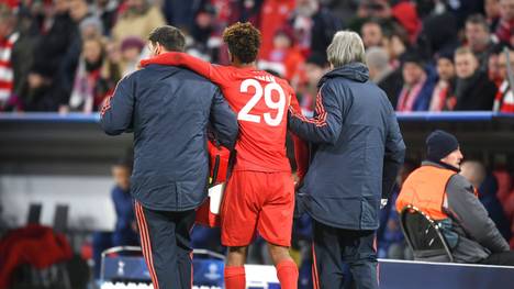 Bayern-Star Kingsley Coman verletzte sich im Spiel gegen Tottenham