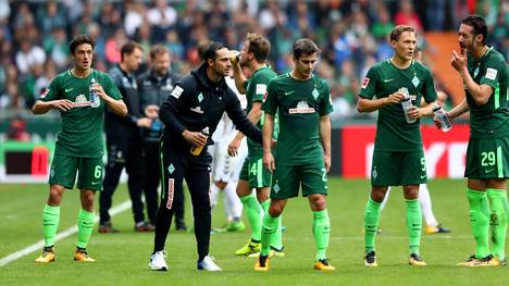 Alexander Nouri steht mit Werder Bremen gegen Borussia Mönchengladbach unter Siegzwang