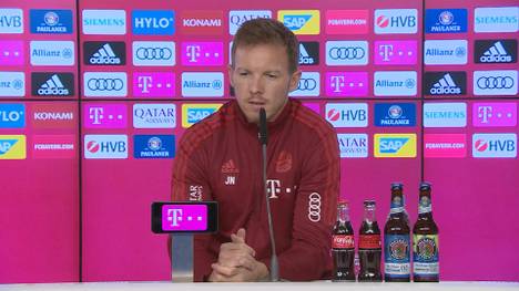 Julian Nagelsmann reagiert auf die Aussagen von Hans-Joachim Watzke vor dem Topspiel am Samstag. Außerdem erklärt er, wie die Bayern Haaland stoppen wollen.