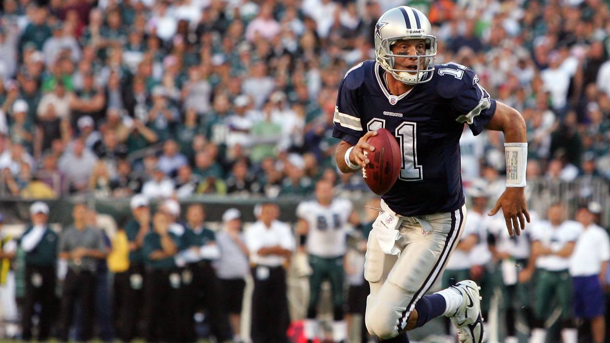 Rang 15 - DREW BLEDSOE (New England Patriots, Buffalo Bills, Dallas Cowboys, 44.611 Passing Yards)